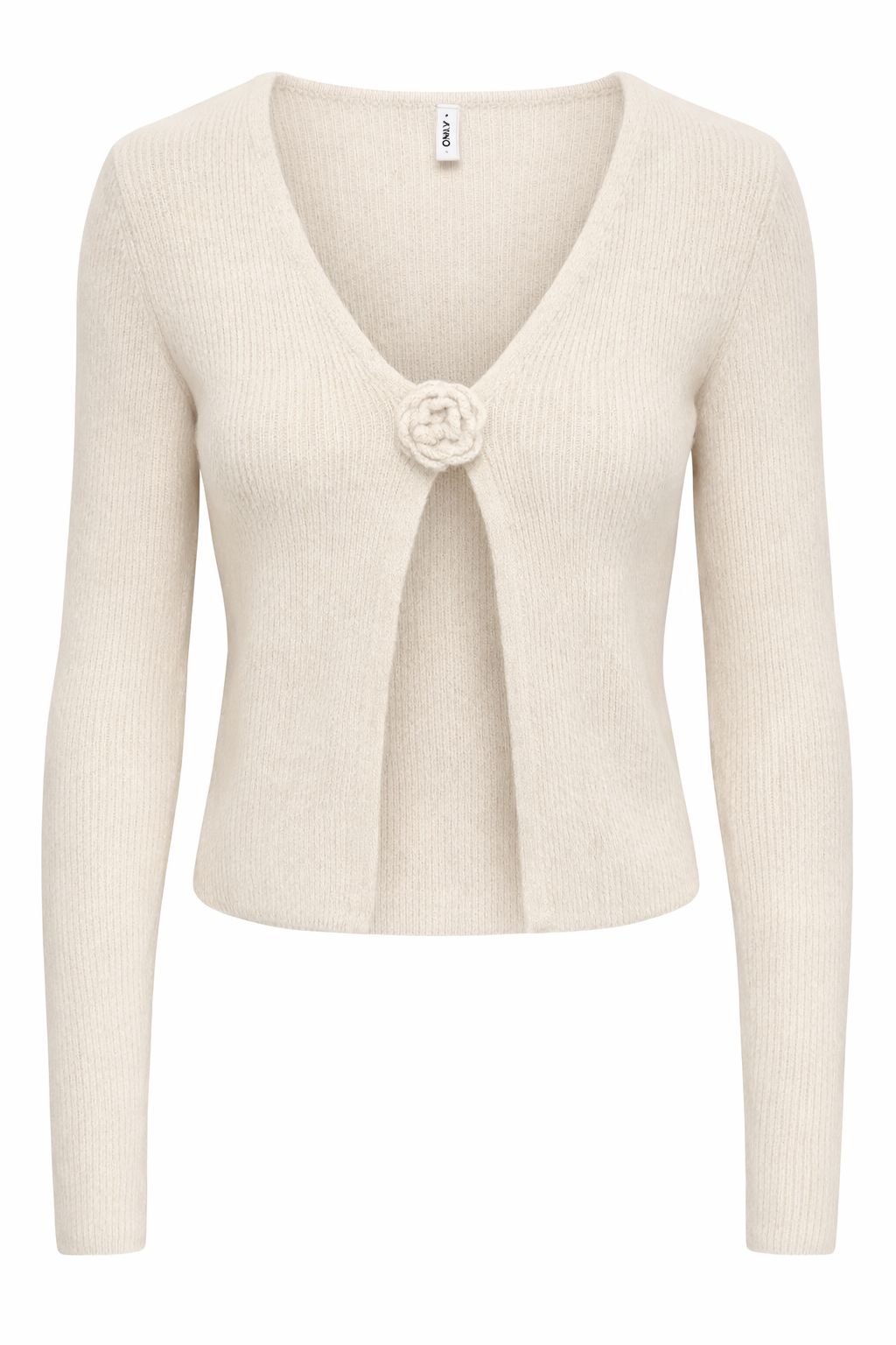 ONLRICA Flower Cardigan - Hvit